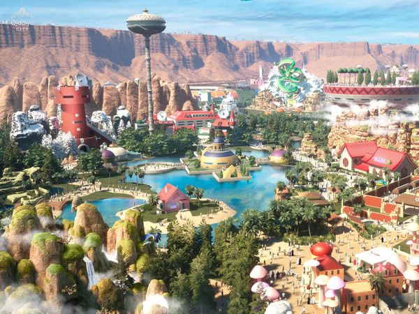 5 Foto Bocoran Taman Hiburan Dragon Ball di Arab Saudi