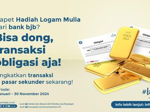 bank bjb Bagi-bagi Hadiah Emas buat Nasabah yang Aktif Transaksi Obligasi