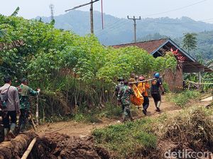 3 Jasad yang Ditemukan Tertimbun Longsor Cipongkor Ibu dan Anak