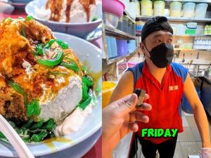 Mulia! Penjual Dessert Ini Bagikan Es Buah untuk Muslim Selama Ramadan