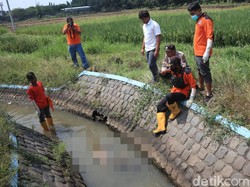 Mayat Bayi Ditemukan Terbuang Mengambang di Saluran Irigasi Jombang