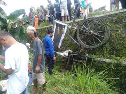 Apes Andong Nyemplung Parit di Banguntapan, Ternyata Kuda Baru Latihan