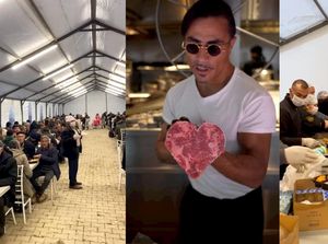 Gelar Buka Puasa Bersama, Salt Bae Undang 1000 Anak dan Lansia Gelar Buka Puasa Bersama, Salt Bae Undang 1000 Anak dan Lansia
