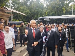 Ganjar-Mahfud Hadiri Sidang Perdana Sengketa Pilpres 2024