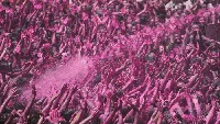 Tumpah Ruah Jutaan Warga India di Festival Holi
