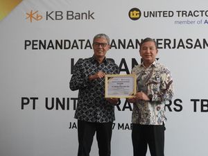 KB Bank Gandeng United Tractors Salurkan Kredit Pembelian Alat Berat