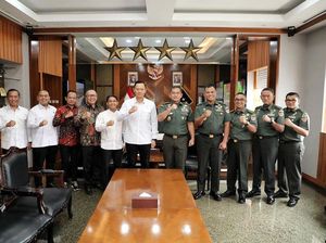 KSAD Maruli Bertemu AHY, Bahas Aset Lahan TNI AD yang Belum Bersertifikat