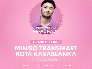 Miniso Akan Hadir di Transmart Kota Kasablanka, Dimeriahkan Refal Hady Miniso Akan Hadir di Transmart Kota Kasablanka, Dimeriahkan Refal Hady
