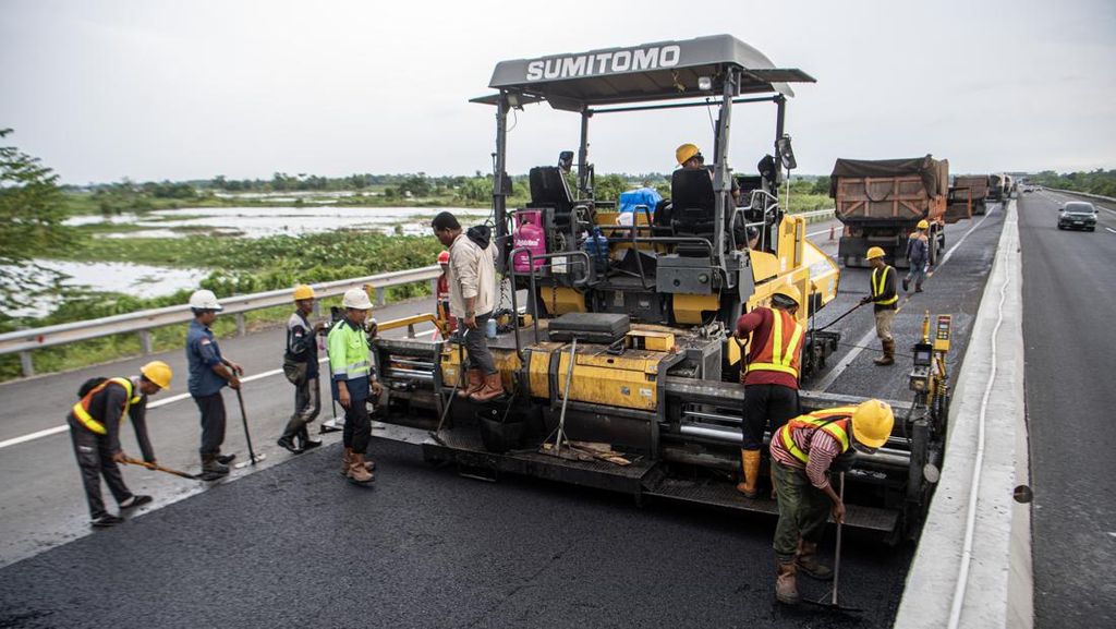 Perbaikan Tol Palembang-Kayu Agung Terus Dikebut Perbaikan Tol Palembang-Kayu Agung Terus Dikebut