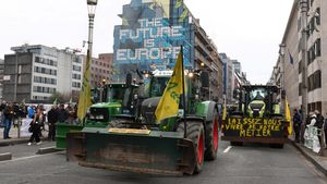 Demo Petani Belgia Berujung Ricuh di Markas Uni Eropa