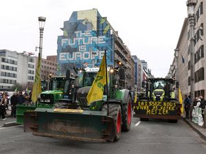 Demo Petani Belgia Berujung Ricuh di Markas Uni Eropa