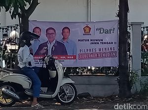 Spanduk Ketua Gerindra Jateng Nyagub Juga Muncul di Klaten Spanduk Ketua Gerindra Jateng Nyagub Juga Muncul di Klaten