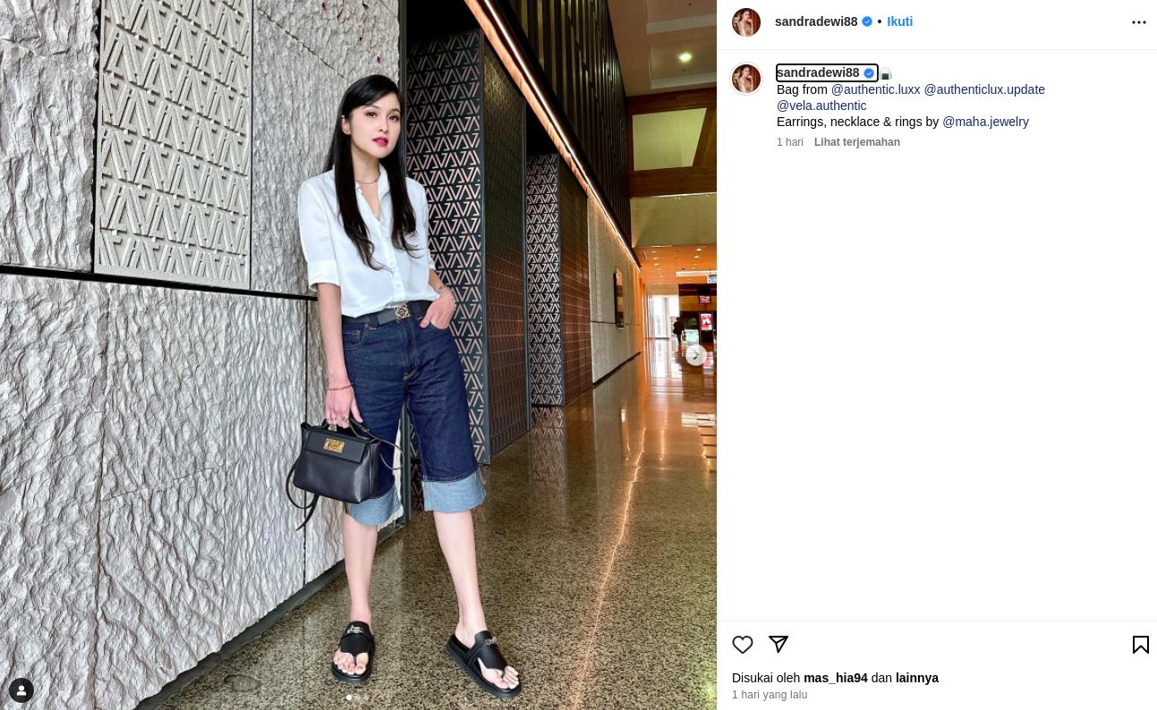 Harvey Moeis Jadi Tersangka Kasus Korupsi, Sandra Dewi Batasi Komen IG