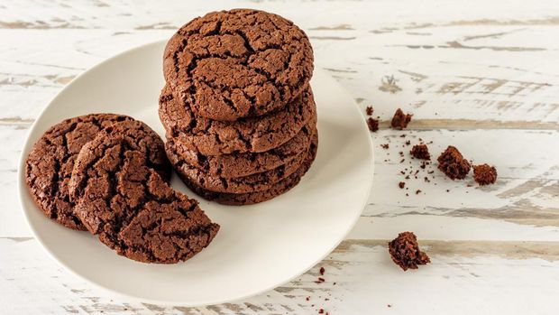 Ilustrasi kue kering coklat