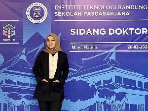 Baru 24 Tahun, Maya Nabila Sudah Raih Gelar Doktor dari ITB