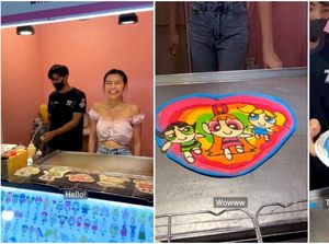 Penjual Pancake Kaki Lima Berpenampilan Seksi Ini Jadi Sorotan Penjual Pancake Kaki Lima Berpenampilan Seksi Ini Jadi Sorotan