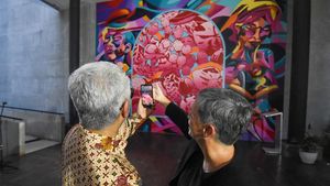 Peringatan 75 Tahun Hubungan Diplomatik RI-Australia dalam Logo dan Mural AR
