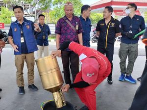 Polda Bali Sidak SPBU Antisipasi Kecurangan Jelang Mudik Lebaran 2024