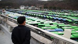 Protes soal Gaji, Sopir Bus di Seoul Mogok Kerja