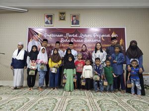 Kantor Imigrasi Polewali Mandar Gelar Bukber & Santunan ke Anak Yatim