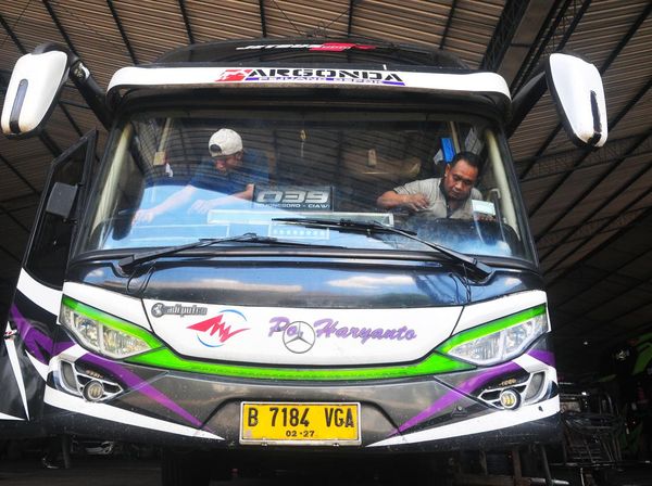 Jelang Mudik, Perusahaan Otobus Lakukan Pemeriksaan Armada