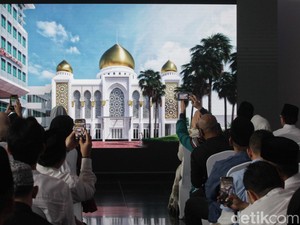 CT dan Anita Tanjung Groundbreaking Pembangunan Masjid CT Arsa