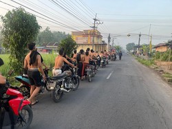 Arena Balap Liar di Jombang Digerebek Polisi, 35 Pemuda-22 Motor Diamankan