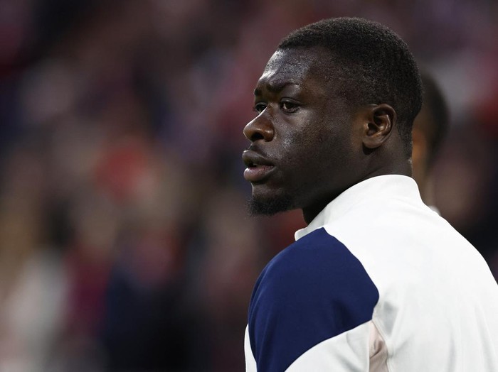 Soccer Football - Europa Conference League - Round of 16 - First Leg - Ajax Amsterdam v Aston Villa - Johan Cruijff Arena, Amsterdam, Netherlands - March 7, 2024  Ajax Amsterdam's Brian Brobbey during the warm up before the match REUTERS/Piroschka Van De Wouw
