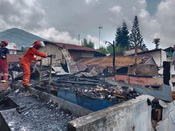 4 Rumah dan 1 Madrasah di Cianjur Hangus Terbakar