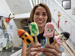Lucunya Popsicle Cake Karakter 3D Nuansa Ramadan