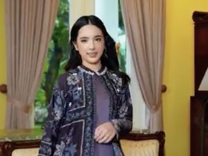 7 Potret Mikhayla Bakrie Jadi Model Baju Ramadan, Ikuti Jejak Nia Ramadhani