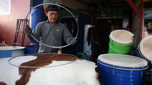 Penjualan Beduk Jelang Lebaran Mulai Meningkat