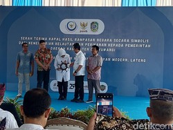 Empat Kapal Vietnam Hasil Rampasan KKP Diserahkan ke Nelayan Banyuwangi