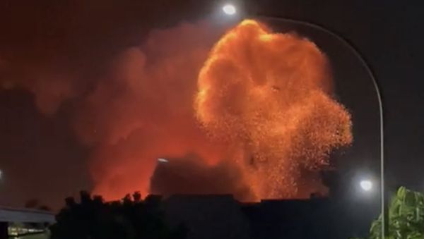 Potret Kebakaran Gudang Bahan Peledak di Perbatasan Bogor-Bekasi