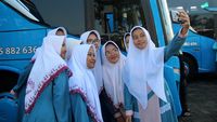 Ribuan Santri di Jombang Mudik Bareng Jelang Lebaran