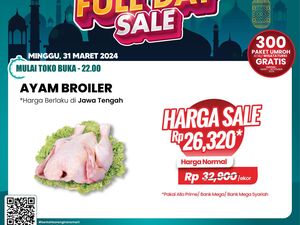 Transmart Full Day Sale Balik Lagi, Ayam Broiler Dijual Murah Meriah!