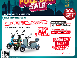 Beli Sepeda Listrik Makin Hemat di Transmart, Hemat Hingga Rp 2,7 Juta!