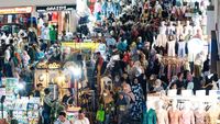Tumpah Ruah Warga Serbu Pasar Tanah Abang Jelang Lebaran