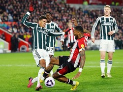 Brentford Vs MU Tanpa Gol di Babak Pertama