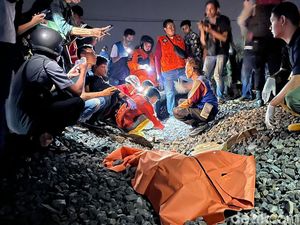 Pengamen di Mojokerto Tewas Tertabrak KA Dhoho