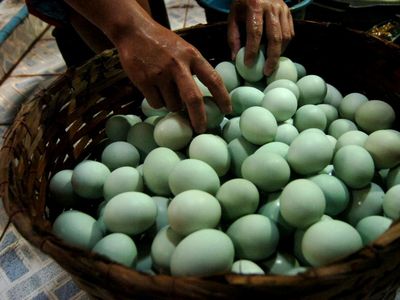 Produksi Telur Asin Selama Ramadan Kian Meningkat