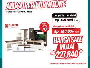 Kapan Lagi Beli Furniture Mulai dari Rp 200 Ribuan? Cuma di Transmart Full Day Sale
