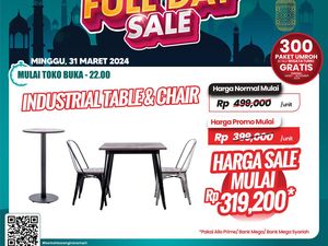 Banjir Diskon! Beli Kursi & Meja di Transmart Full Day Sale Mulai Rp 319.000