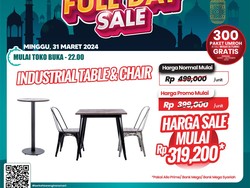 Banjir Diskon! Beli Kursi & Meja di Transmart Full Day Sale Mulai Rp 319.000