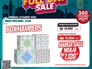 Cari Box Hampers buat Bingkisan Lebaran? Ke Transmart Full Day Sale Aja