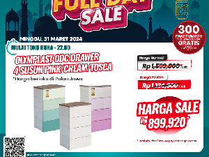 Murah Meriah! Lemari Susun Cantik  Diskon Rp 700 Ribu di Transmart Full Day Sale