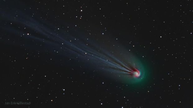 Comet Pons-Brooks' Swirling Coma