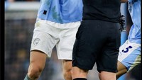 Haaland diledek mati kutu ditempel Saliba-nya Arsenal. Foto: dok. Internet/X (Twitter)