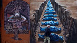 Mural di Belfast Jadi Simbol Solidaritas untuk Gaza
