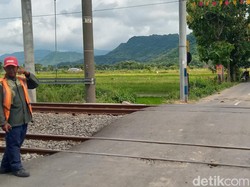 Perlintasan KA Maut di Taji Klaten Dijaga 24 Jam Selama Mudik